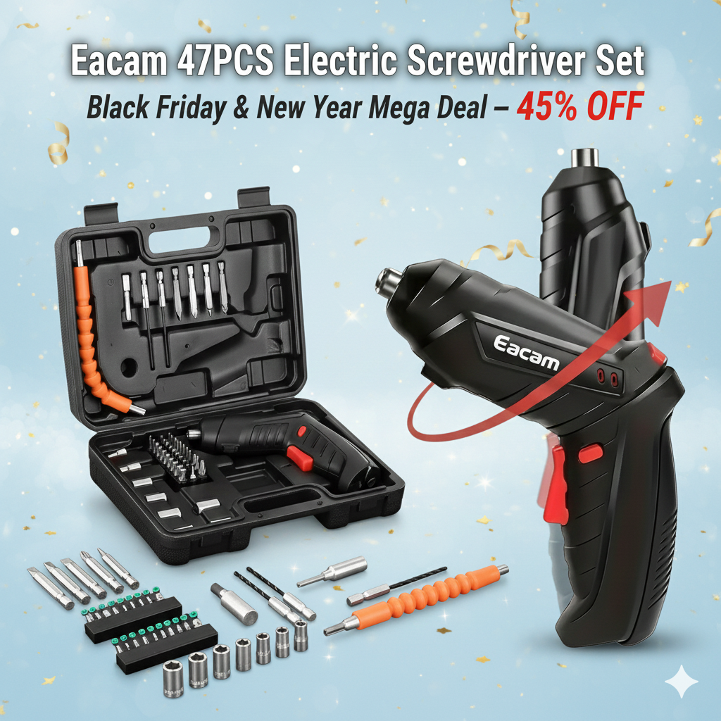 Multifunctional And Powerful Electric Screwdriver