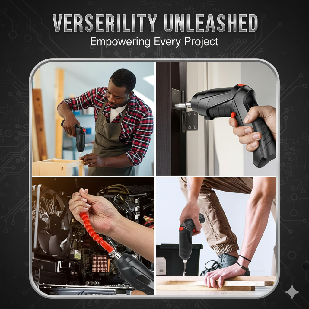 Multifunctional And Powerful Electric Screwdriver