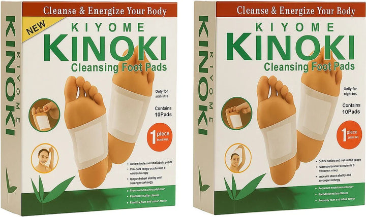 Kinoki Foot Pads – 10 Premium Natural Patches